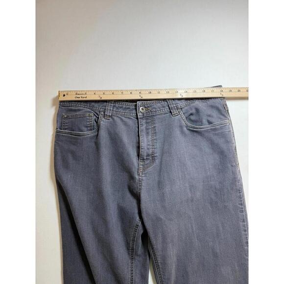 Prana Bridger Pants Mens 36x28 Slim Fit Straight Stretch Organic Cotton Gray - Picture 5 of 6